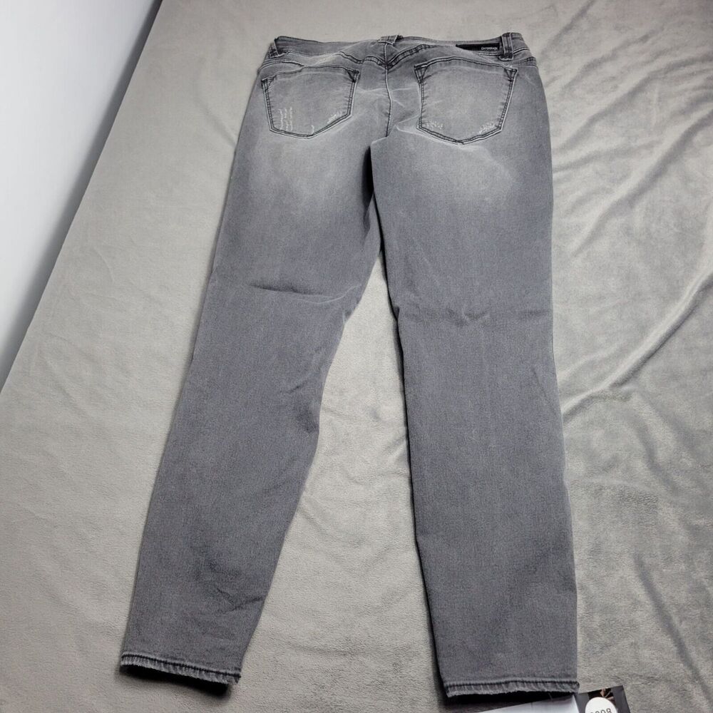 Democracy Womens Freedom Ankle Skimmer Jeans Size 4 Gray With Decorative Stud De - Picture 12 of 13